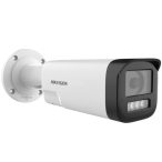   Hikvision DS-2CE19U0T-LXTS (6mm) 8 MP fix THD csőkamera; IR/láthatófény; kétirányú audio; fény- és hangriasztás