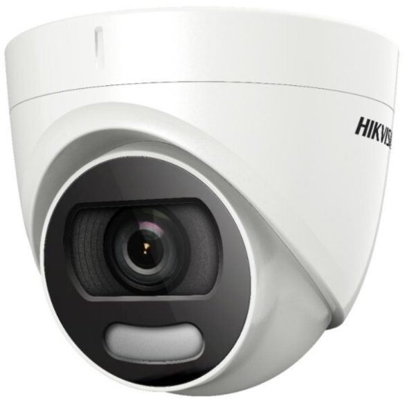 Hikvision DS-2CE72HFT-E (2.8mm) 5 MP ColorVu THD WDR fix turret kamera; fényriasztás; PoC