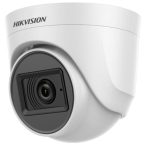   Hikvision DS-2CE76H0T-ITPFS (2.8mm) 5 MP THD fix EXIR turret kamera; TVI/AHD/CVI/CVBS kimenet; mikrofon; koax audio