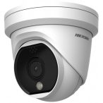   Hikvision DS-2TD1117-2/PA HeatPro IP hőkamera; 90°x66°; dómkamera kivitel; ±8°C; -20°C-150°C; villogó fény-/hangriasztás