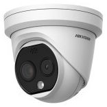Hikvision DS-2TD1228-2/QA IP hő- (256x192) 90°x65,4° és láthatófény (4 MP) kamera; -20°C-150°C; villogófény-/hangriasztás