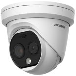 Hikvision DS-2TD1228-2/QA IP hő- (256x192) 90°x65,4° és láthatófény (4 MP) kamera; -20°C-150°C; villogófény-/hangriasztás