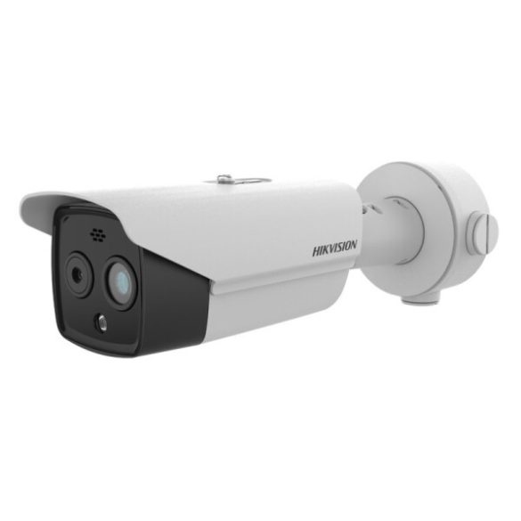 Hikvision DS-2TD2628T-3/QA HeatPro IP hő- (256x192) 50°x37° és láthatófény (4 MP) kamera;-20°C-550°C; villogó fény/hangriasztás