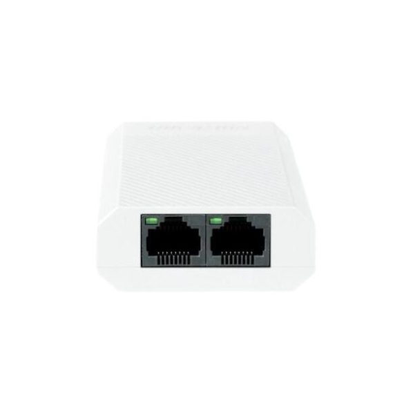 Hikvision DS-3E0103DP-E/R 2 portos PoE elosztó, extender; 30 W; max. 200 méter; 2kV túlfeszültség védelem; beltéri