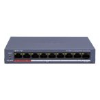   Hikvision DS-3E0109P-E/M (C) 9 portos PoE switch (80 W); 8 PoE + 1 uplink port; nem menedzselhető