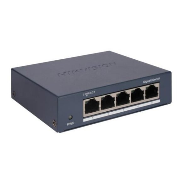 Hikvision DS-3E0505-O 5 portos switch; 10/100/1000M; nem menedzselhető