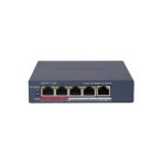   Hikvision DS-3E1105P-EI(V2) 5 portos PoE switch (60 W); 4 PoE + 1 uplink port; smart menedzselhető