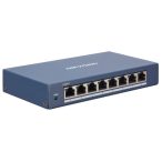   Hikvision DS-3E1508-EI 8 portos gigabit switch; smart menedzselhető
