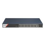   Hikvision DS-3E1528HP-SI-24P2T2F 28 portos Gbit PoE switch (370 W); 20 PoE+4 HiPoE+2 SFP uplink port+2 RJ45 Uplink port;menedzselhető