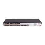   Hikvision DS-3E2728-HI-24T4X 28 portos switch; L2; 24 1000M RJ45 + 4 10G SFP+ uplink port; menedzselhető