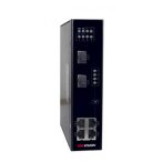  Hikvision DS-3T0306P 6 portos ipari PoE switch (120 W); 4 PoE + 2 SFP uplink port; nem menedzselhető