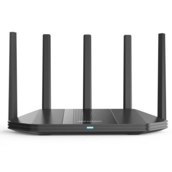 Hikvision DS-3WR30X WIFI 6 router; 5 antenna; max 2400 Mb/s; 1 WAN és 3 Gigabit LAN input