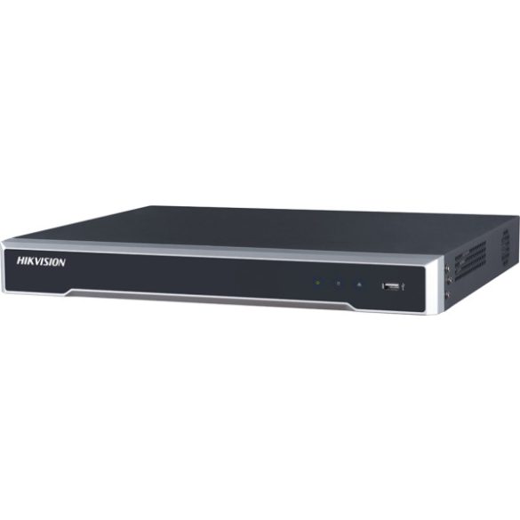 Hikvision DS-7616NI-I2/16P 16 csatornás PoE NVR; 160/256 Mbps be-/kimeneti sávszélesség; riasztás be-/kimenet