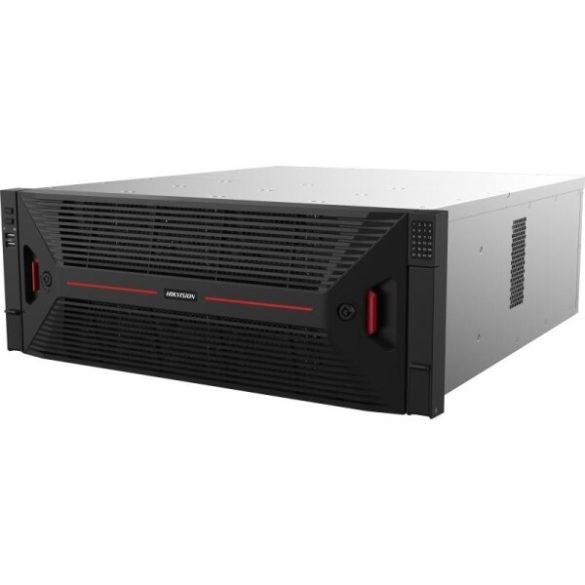 Hikvision DS-96128NI-H24R 128 csatornás NVR; 1024/1024 Mbps be-/kimeneti sávszélesség; riasztás I/O; eSata