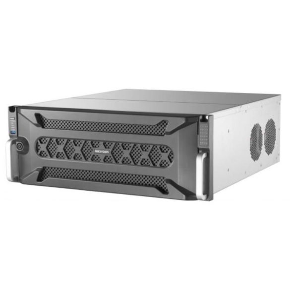 Hikvision DS-96128NI-I24 128 csatornás NVR; 576/512 Mbps be-/kimeneti sávszélesség; riasztás be-/kimenet