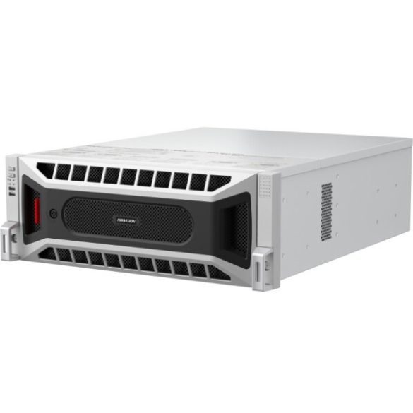Hikvision DS-96128NXI-S24R 128 csatornás 8K NVR; 1280/1024 Mbps be-/kimeneti sávszélesség; riasztás I/O; eSata; redundáns táp