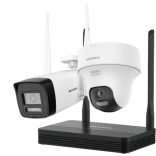 Hikvision DS-J142I/NKS422W02H IP SOHO kamera szett; 4 csatornás NVS+DS-2CV1023G2-LIDWF(2.8mm)(B)+DS-2CV1F23G2-LIDWF(2.8mm)(B)