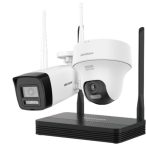   Hikvision DS-J142I/NKS424W02H IP SOHO kamera szett; 4 csatornás NVS+DS-2CV1043G2-LIDWF(2.8mm)(B)+DS-2CV1F43G2-LIDWF(2.8mm)(B)