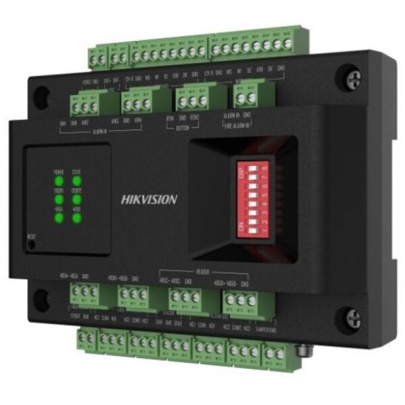 Hikvision DS-K2M002X Ajtóvezérlő bővítő modul; 2 ajtó; 2 irány; 2 Wiegand / 4 RS-485