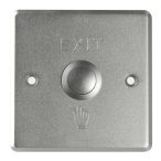   Hikvision DS-K7P01 Nyitógomb; rozsdamentes acél- és fémgomb