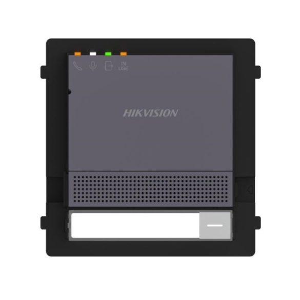 Hikvision DS-KD7000EY-ME2/Aluminum Kétvezetékes HD audio-kaputelefon kültéri főegység; moduláris; alumínium