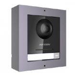 Hikvision DS-KD8003-IME1/Surface/EU IP video-kaputelefon kültéri főegység; felületre szerelhető kötődobozzal; 48 V PoE