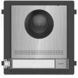 Hikvision DS-KD8003-IME2/S Társasházi IP video-kaputelefon kültéri főegység; fém; moduláris; kétvezetékes; rozsdamentes acél