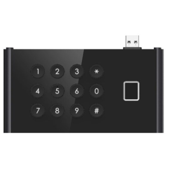Hikvision DS-KDM9403-FKP Társasházi IP video-kaputelefon kültéri billentyűzet és ujjlenyomat modul KD9403 sorozathoz