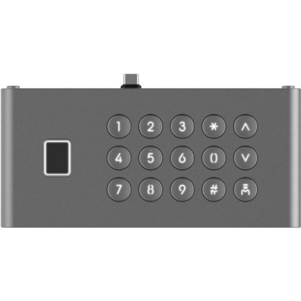 Hikvision DS-KDM9633-FKP Társasházi IP video-kaputelefon kültéri billentyűzet és ujjlenyomat modul KD9633 sorozathoz