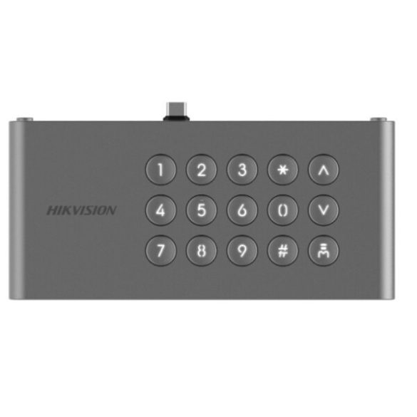 Hikvision DS-KDM9633-KP Társasházi IP video-kaputelefon kültéri billentyűzet modul KD9633 sorozathoz