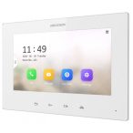  Hikvision DS-KH6220-LE1/White IP video-kaputelefon beltéri egység; 7" LCD kijelző; 1024x600 felbontás; fehér
