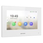   Hikvision DS-KH6320-WTE1-W IP video-kaputelefon beltéri egység; 7" LCD kijelző; 1024x600 felbontás; WiFi