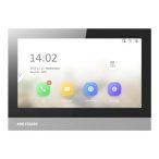   Hikvision DS-KH8380-WTE1/Flush IP video-kaputelefon beltéri egység; 7" LCD kijelző; 1024x600 felbontás; WiFi; PoE; süllyeszthető