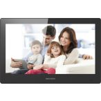   Hikvision DS-KH8520-WTE1 (Europe BV) IP video-kaputelefon beltéri egység; 10" LCD kijelző; 1024x600 felbontás; WiFi; PoE