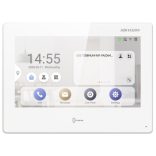 Hikvision DS-KH9310-WTE1 Android IP video-kaputelefon beltéri egység; 7" LCD kijelző; 1024x600 felbontás; WiFi; 12 VDC/PoE