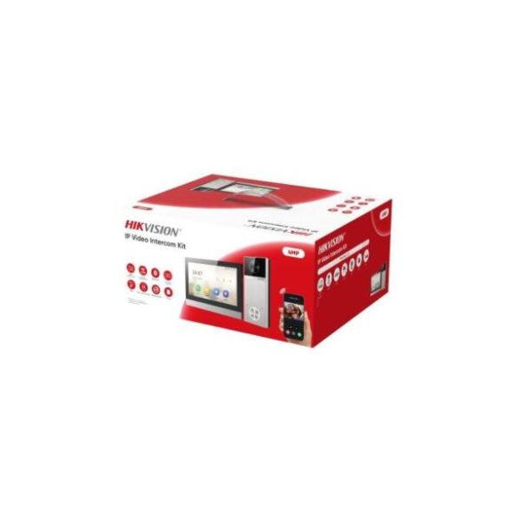 Hikvision DS-KIS613-S Egylakásos IP video-kaputelefon szett;DS-KH8380-WTE1+DS-KV6114-MWBE1+DS-KABV6114-RS