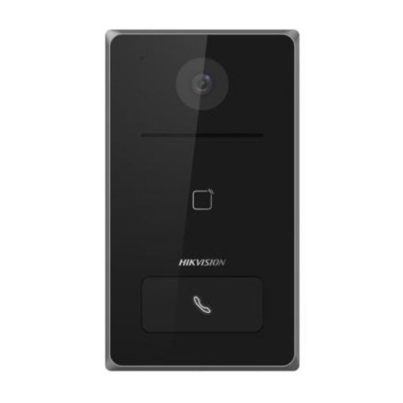 Hikvision DS-KV6133-WME1/Flush Egylakásos IP video-kaputelefon kültéri egység; kártyaolvasóval; IR-megvilágítás; WiFi;süllyeszthető