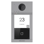   Hikvision DS-KV8113-WME1/Flush (C) Egylakásos IP video-kaputelefon kültéri egység; kártyaolvasóval; IR-megvilágítás; WiFi; 12 VDC/PoE