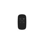   Hikvision DS-PKF1-WE(B)/BLACK Távirányító AXPro központokhoz; négygombos; 868 MHz; 1x CR2032; fekete