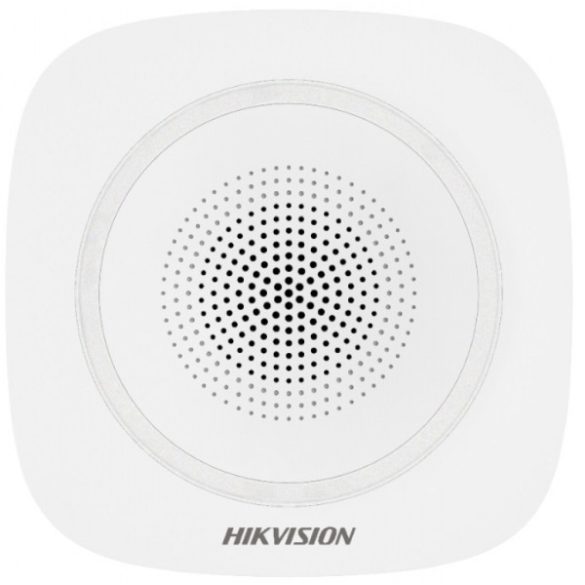 Hikvision DS-PS1-I-WE/Blue Vezeték nélküli beltéri sziréna AXPro központokhoz; 110 dB; 868 MHz; 3x CR123A; kék