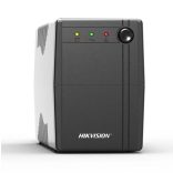 Hikvision DS-UPS1000-R Szünetmentes tápegység; 1000 VA/600 W; beépített akkumulátor 12V/9Ah; 2 db Schuko(DIN)