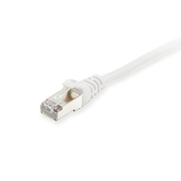 Equip EQUIP605510 SFTP patch kábel; cat6; LSOH; duplán árnyékolt; fehér; 1 m