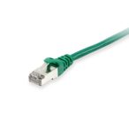   Equip EQUIP605547 SFTP patch kábel; cat6; LSOH; duplán árnyékolt; zöld; 0,5 m