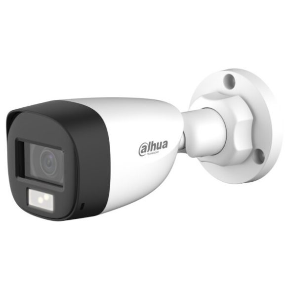 Dahua HAC-HFW1500CL-IL-A-0280B-S2 5 MP Full-color HDCVI DWDR fix IR/láthatófény csőkamera; SMDplus; mikrofon; koax audio; műanyag
