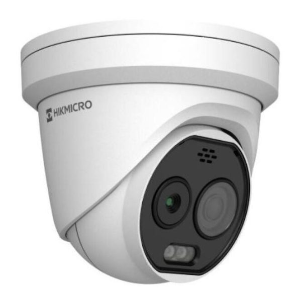 Hikvision HM-TD1228-2/G1/T3A IP hő- (256x192) 90°x65,4° és láthatófény (5 MP) kamera; -20°C-150°C