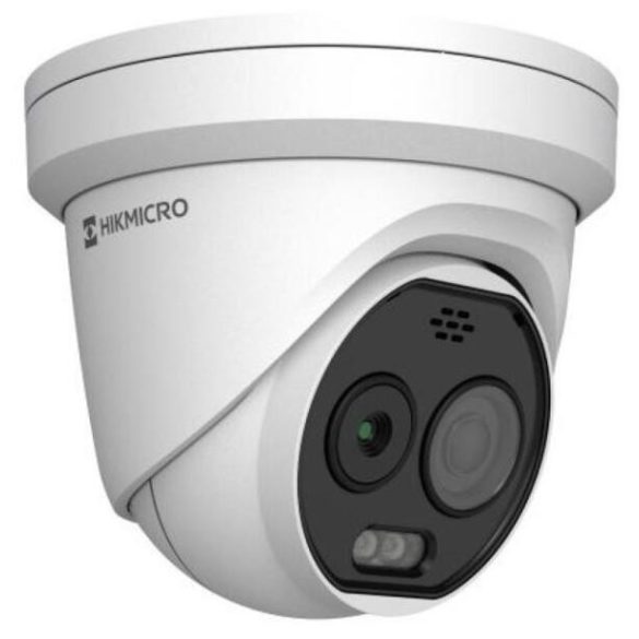 Hikvision HM-TD1228-7/G1/T3A IP hő- (256x192) 24,9°x18,7° és láthatófény (5 MP) kamera; -20°C-150°C