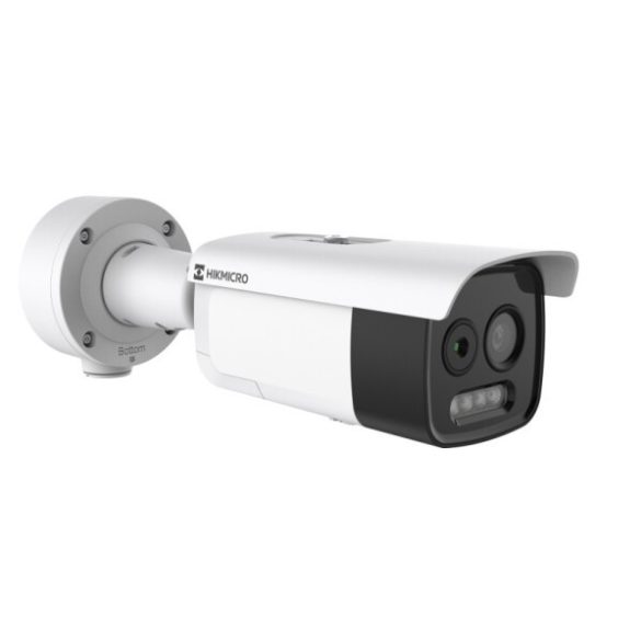 Hikvision HM-TD2618-3/G0/T1A IP hő- (160x120) 50°x37° és láthatófény (5 MP) kamera; -20°C-150°C; villogófény-/hangriasztás