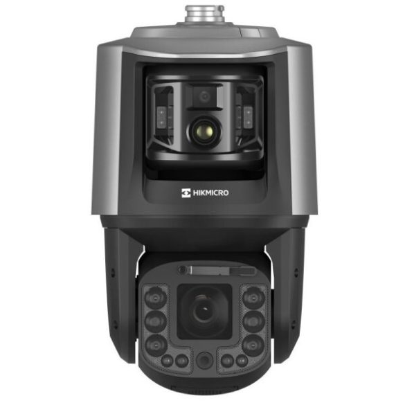 Hikvision HM-TX3840-25/G0/T1 TandemVu IP hő-(384x288) 11.2°x8.6° és láthatófény (4 MP) kamera; riasztás I/O hang I/O