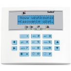   Satel INT-KLCDS-BL LCD kezelő INTEGRA központokhoz; kék háttérfény és kijelző