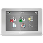   Satel INT-TSH-SSW 7" érintőképernyős kezelő; ezüst előlap, ezüst keret, fehér hátlap